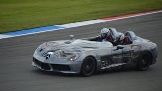 RARE Mercedes SLR Stirling Moss amp C63 Black Series at the Track [upl. by Assen284]