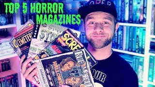 Top 5 HORROR MAGAZINES [upl. by Joellyn]