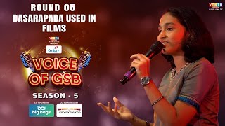 Century Voice of GSB Season 5  Round 5 Dasarpada used in Films  Episode 03 [upl. by Junia]