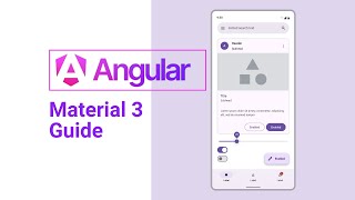 Angular Material 3 Guide  This Is Future of Design System [upl. by Alegnatal]