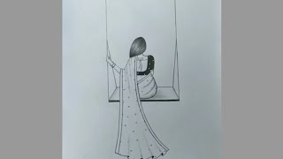 খুব সহজে মেয়ে ছবি আঁকা শিখুন  girls drawing  Drawing  meye chobi aka  ki vabe meye chobi akbo [upl. by Jocelyne739]