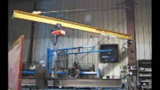 Tie Rod IBeam Jib Crane [upl. by Adniral603]