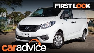 2017 LDV G10 Turbo First Look Review  CarAdvice [upl. by Pinsky]