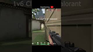 I DOMINATED 1v6 in Valorant valorant 1v6clutch valorantclips insaneclutch viralshorts [upl. by Rednas806]