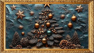 Christmas TV Art  Wall art framed  Art Screensaver for TV [upl. by Merrill186]