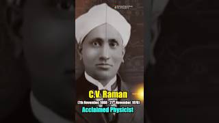 Remembering the brilliant mind of CV Raman on his birth anniversary🌌 [upl. by Wagstaff]