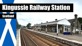 🏴󠁧󠁢󠁳󠁣󠁴󠁿 A look around Kingussie Railway Station  Scotland [upl. by Anelaj341]