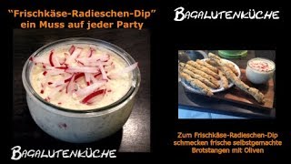 FrischkäseRadieschenDipein Muss auf jeder Party [upl. by Winchester]