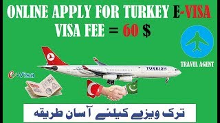 How to Get Turkish E VISA 2023  Turkey e visa For Pakistani And Indians [upl. by Bencion]