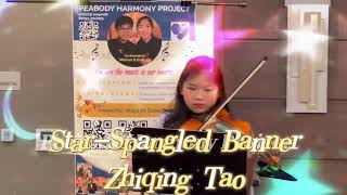 🎻✨ Zhiqing Tao performed the StarSpangled Banner at Seneca Rockville Senior Living 🌟🎶 — 09212024 [upl. by Schick893]