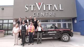 ALS Ice Bucket Challenge  St Vital Centre [upl. by Enirehtahc177]