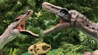 Baryonyx vs Irritator stop motion [upl. by Jeaz]