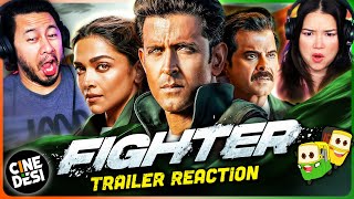 FIGHTER Trailer Reaction  Hrithik Roshan  Deepika Padukone  Anil Kapoor  Siddharth Anand [upl. by Myrt]