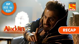 Aladdin  अलादीन  Ep 533 amp 534  RECAP [upl. by Cohligan]