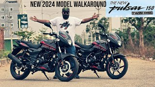 2024 Bajaj Pulsar 150 Twin Disc amp Single Disc Get New Updates  Walkaround Review [upl. by Zerlina321]