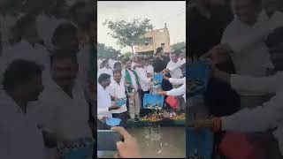 congress party fish samplay in nagarjuna Sagar consence [upl. by Adnat269]