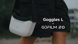 CADDX Goggles L  GOFILM20  Do You Like This Digital FPV Combo [upl. by Jepum]