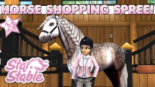 Star Stable Horse Shopping Spree  Buying 4 New Horses 🛍️🐴 [upl. by Atkins]