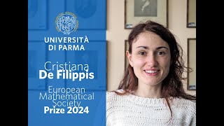 Cristiana De Filippis European Mathematical Society Prize 2024 [upl. by Beattie]