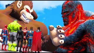 Giant Kong VS Biggest Titans Perses  Epic Battle [upl. by Yeclek]