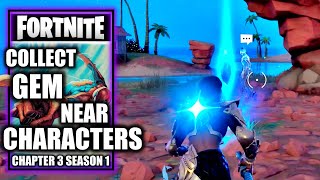 Collect Gem Fragments Near Characters  Shanta Quest  Fortnite Chapter 3 Season 1 [upl. by Guido]