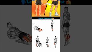 Best home workout for legs  thighs glutes and calf no equipment for beginnersshorts trending [upl. by Ammadis688]