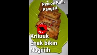 Pisang coklat Kulit Pangsit [upl. by Ettevets]