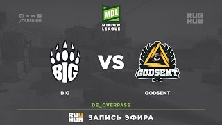 BIG vs Godsent  ESEA Premier Season 24  LAN Finals  map2  deoverpass mintgod sleepsomewhile [upl. by Leihcey]