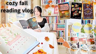 cozy fall reading vlog 🍁 spoiler free [upl. by Madra]