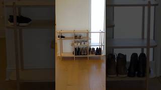 MODULAR SHOE RACK woodworking cnc maker furniture satisfying buildvideo diy [upl. by Batha]