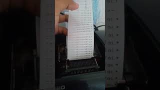 Tutorial Memperbaiki Kalkulator Print Casio DR120 TM hasil cetak jelek [upl. by Leelahk519]