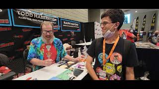 Rodger Bumpass ROASTS ME AS SQUIDWARD New York Comic Con 2022 [upl. by Kenn455]