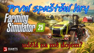 FS25  první spuštění [upl. by Ramonda932]