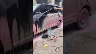 Portable home high pressure car wash spray gun [upl. by Darom]