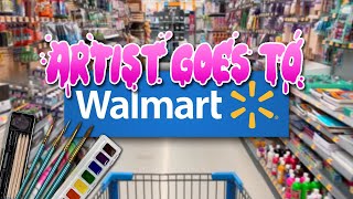 Professional Artist Buys Supplies At WALMART [upl. by Leesa]