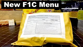 MRE REVIEW 2023 Newest French F1C Menu French Foreign Legion Commando Ration [upl. by Yrahcaz]