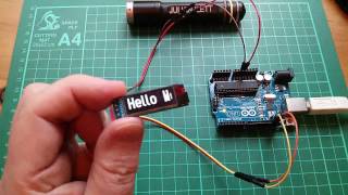 Arduino Anxiety  Uno 128x32 OLED and u8g2lib [upl. by Pardner]