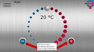 Dansk  Thermia Varmepumper Instruktionsvideo Varmestyring [upl. by Plerre473]