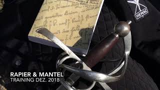 Rapier amp Mantel Training Historisches Fechten [upl. by Alice]