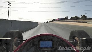 iRacing Laguna Seca Formula Vee Dry Track Guide Hotlap  Telemetry [upl. by Cherlyn362]