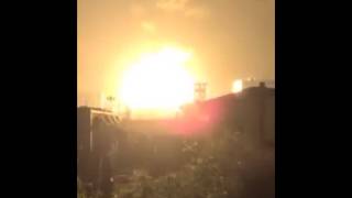 Tianjin Explosion Close View [upl. by Melosa530]