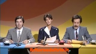 Il Trio  Parodia del TG Telegiornale a reti unificate  Tastomatto 1985 [upl. by Nnylsaj]