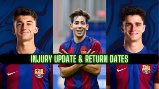 Who Will Xavi Call to Replace Injured Attackers  Injury Update amp Possible Return Dates [upl. by Raab]