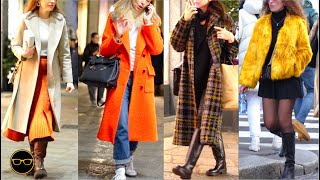 MILAN FALLWINTER STREET STYLE 2024  Part 4  BEST DAY TO NIGHT OUTFITS ITALY READY FOR CHRISTMAS [upl. by Daphna]