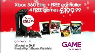 Game amp Xbox 360 Elite  Adverts 2009 UK [upl. by Melisenda202]