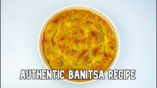 Authentic Bulgarian Banitsa Recipe Feta Cheese Pie Made With Phyllo Dough [upl. by Lesslie]