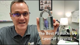 The 4 Best Padlocks by Level of Security [upl. by Priebe]