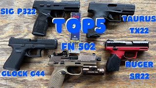 Top 5 Tactical 22lr Pistols IN DEPTH REVIEW [upl. by Giffer]