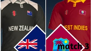 New zealand vs west indies  New zealand won by 8 wickets  Mini Cup  Match no 3 [upl. by Laurice]