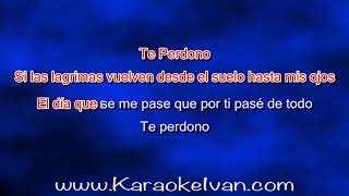 Intocable  Te Perdono KARAOKE [upl. by Tonye]